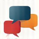 Public Relations Icon - speech bubbles